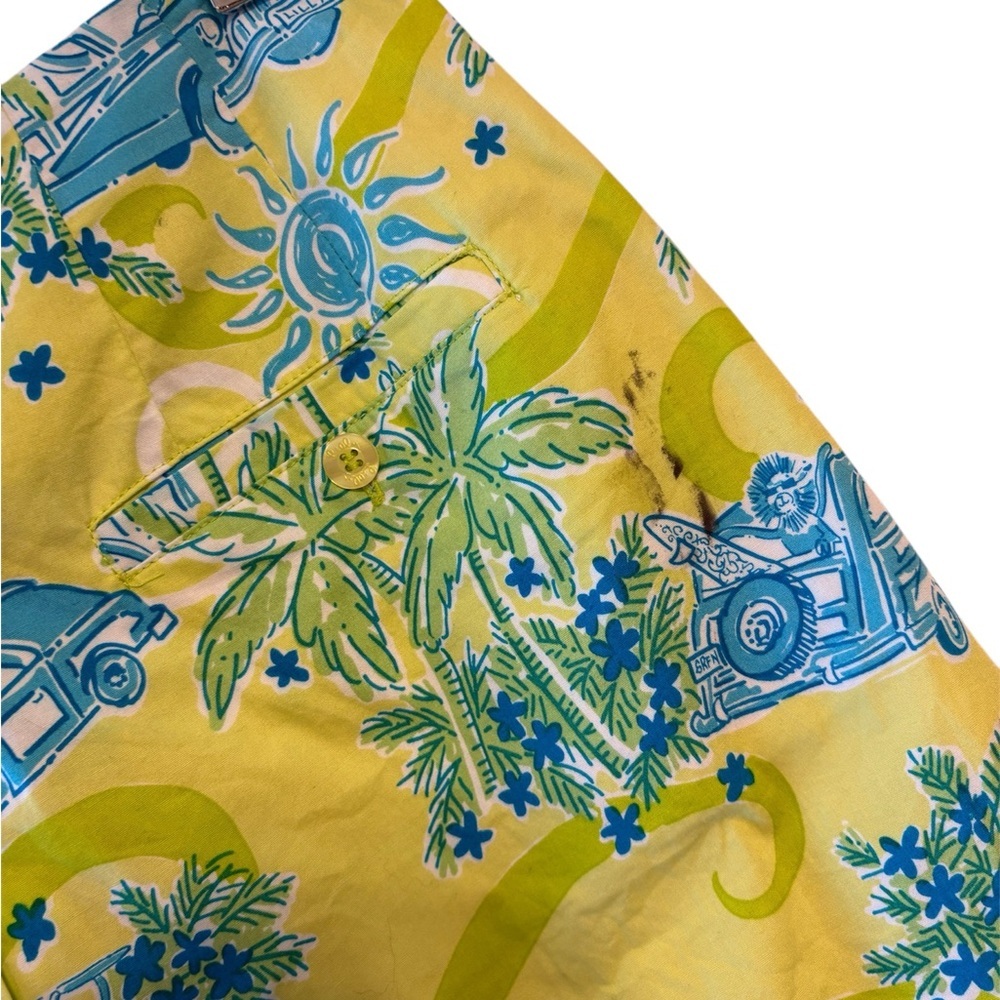 Lilly Pulitzer Vintage Cruisin’ Print Cotton Skirt Size 2 - Picture 3 of 5